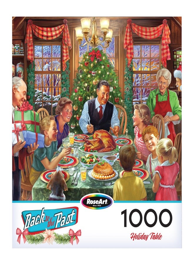 RoseArt - Back to The Past - Holiday Table - 1000 Piece Jigsaw Puzzle for Adults - Image 4